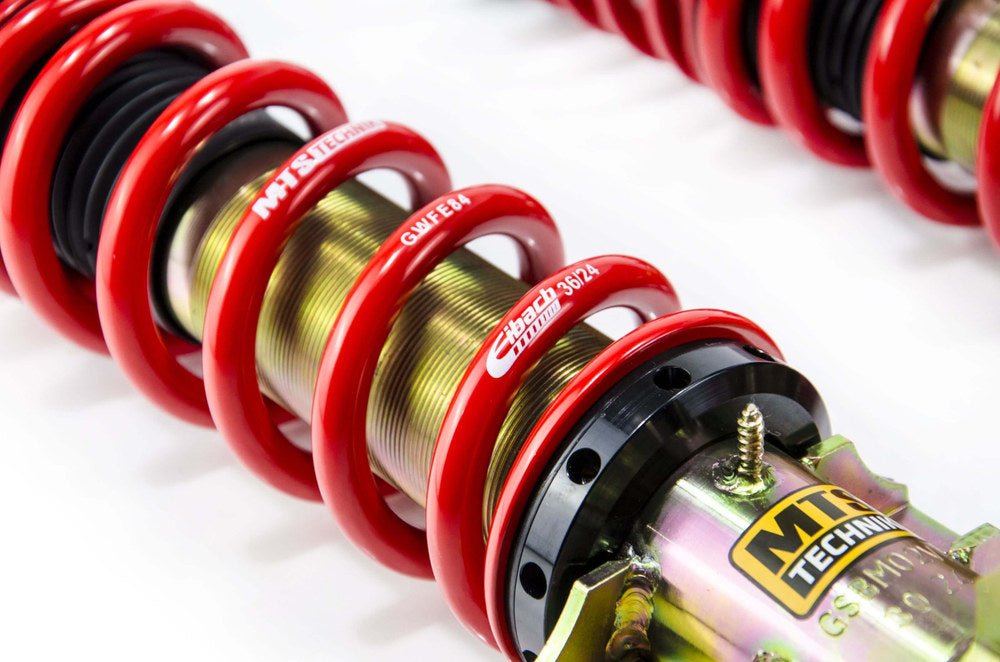 MTSGWBM116 Street Coilover Kit w/ Camber Adjust Top Mounts (Gold) for BMW 3 (E36) - MTS Technik UK - mtsgwbm116-bmw-3-e36
