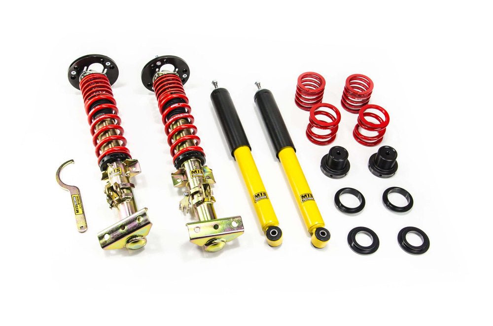 MTSGWBM117-S Stance Coilover Kit w/ Camber Adjust Top Mounts (Gold) for BMW Z3 Roadster (E36) - MTS Technik UK - mtsgwbm117-s-bmw-z3-roadster-e36
