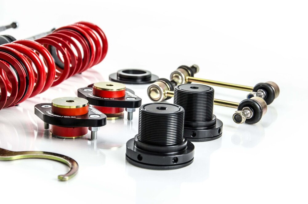 MTSGWBM119-S Stance Coilover Kit w/ Camber Adjust Top Mounts (Gold) for BMW Z4 Coupe (E86) - MTS Technik UK - mtsgwbm119-s-bmw-z4-coupe-e86