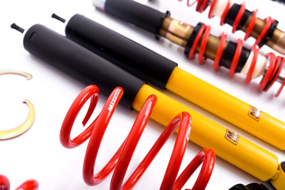 MTSGWBM15 Street Coilover Kit w/ Camber Adjust Top Mounts (Gold) for BMW 3 (E30) - MTS Technik UK - mtsgwbm15-bmw-3-e30