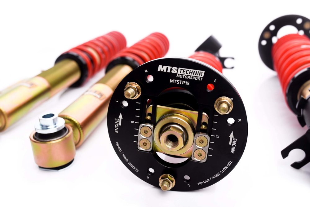 MTSGWBM19-S Stance Coilover Kit w/ Camber Adjust Top Mounts (Gold) for BMW 6 (E24) - MTS Technik UK - mtsgwbm19-s-bmw-6-e24