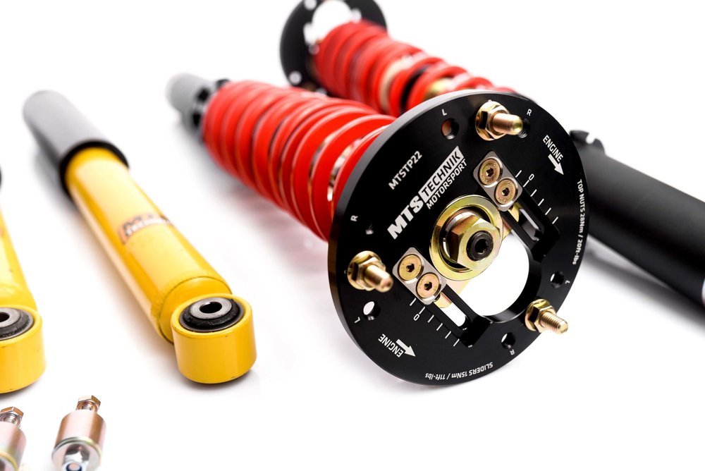 MTSGWBM54 Street Coilover Kit w/ Camber Adjust Top Mounts (Gold) for BMW 1502-2002 (E10) - MTS Technik UK - mtsgwbm54-bmw-1502-2002-e10