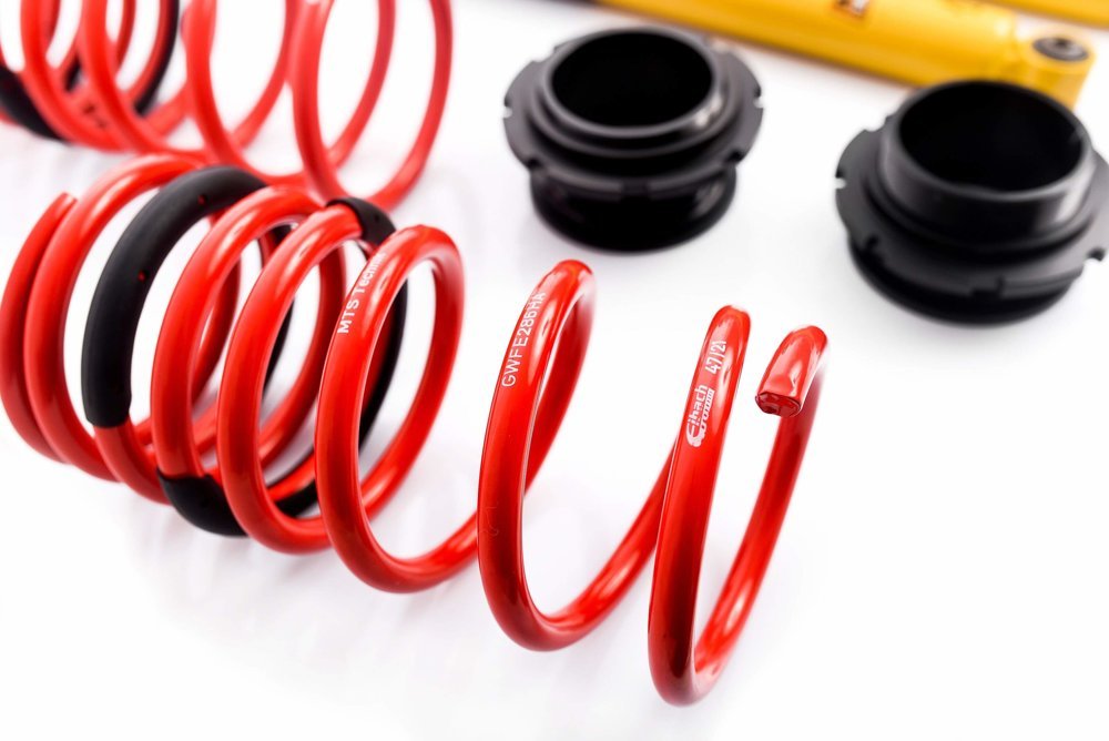 MTSGWBM54 Street Coilover Kit w/ Camber Adjust Top Mounts (Gold) for BMW 1502-2002 Touring (E6) - MTS Technik UK - mtsgwbm54-bmw-1502-2002-touring-e6