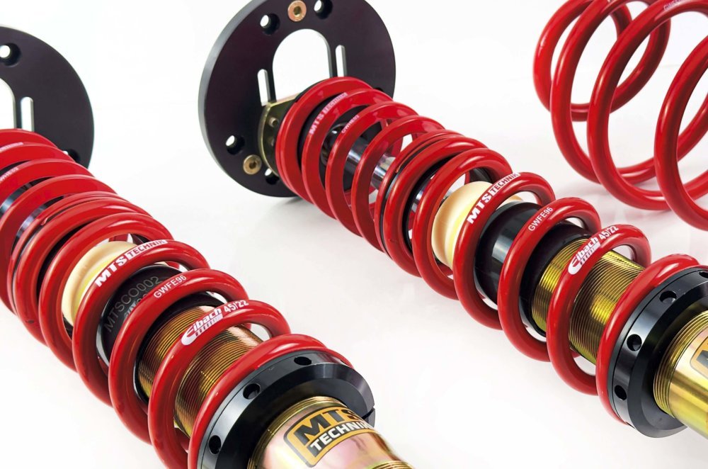MTSGWBM80 Street Coilover Kit w/ Camber Adjust Top Mounts (Gold) for BMW 3 Convertible (E30) - MTS Technik UK - mtsgwbm80-bmw-3-convertible-e30