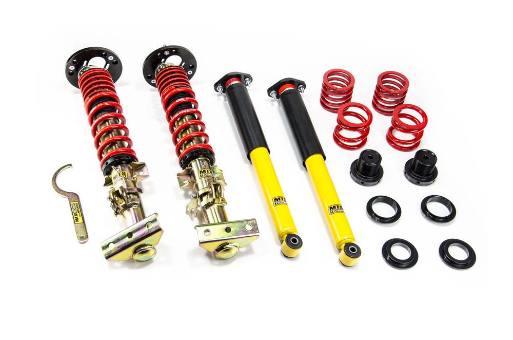 MTSGWBM99-S Stance Coilover Kit w/ Camber Adjust Top Mounts (Gold) for BMW 3 Compact (E36) - MTS Technik UK - mtsgwbm99-s-bmw-3-compact-e36