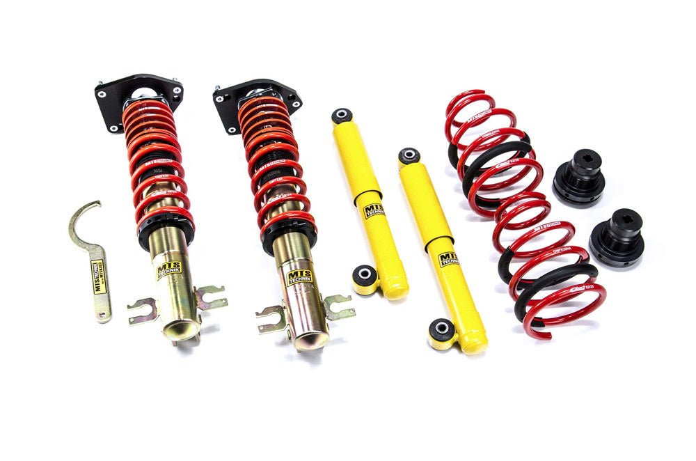MTSGWFI09 Street Coilover Kit w/ Camber Adjust Top Mounts (Gold) for Fiat SEICENTO / 600 (187) - MTS Technik UK - mtsgwfi09-fiat-seicento-600-187