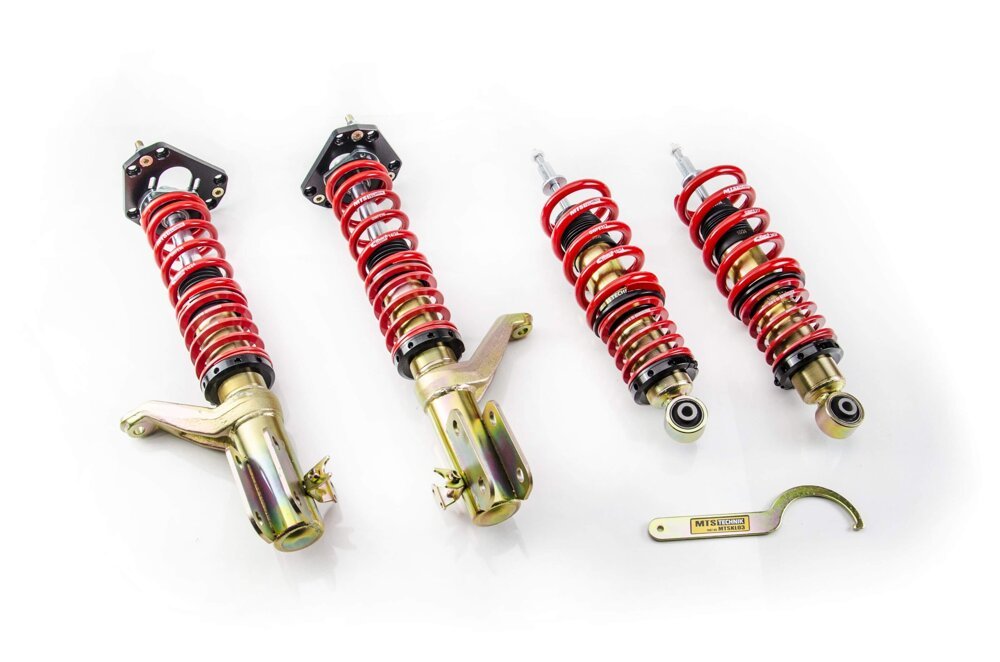 MTSGWHO15 Street Coilover Kit w/ Camber Adjust Top Mounts (Gold) for Honda CIVIC Mk7 Saloon (ES/ET) - MTS Technik UK - mtsgwho15-honda-civic-mk7-saloon-eset