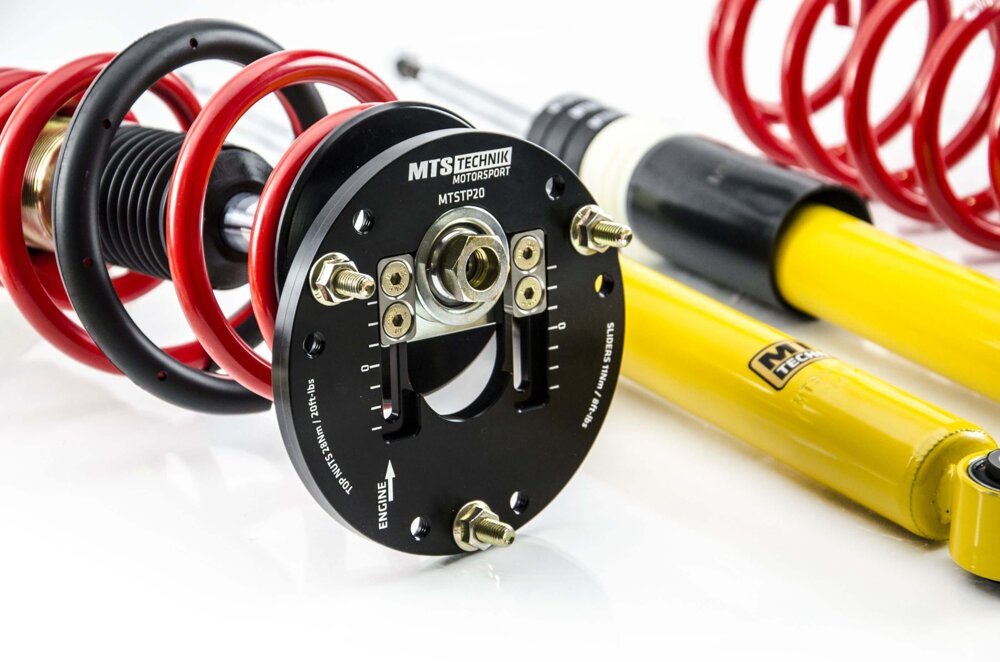 MTSGWVW104 Street Coilover Kit w/ Camber Adjust Top Mounts (Gold) for Volkswagen TIGUAN (5N) - MTS Technik UK - mtsgwvw104-volkswagen-tiguan-5n