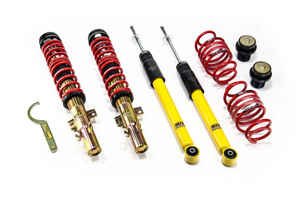 MTSGWVW107 Street Coilover Kit w/ Camber Adjust Top Mounts (Gold) for Skoda CITIGO (NF) - MTS Technik UK - mtsgwvw107-skoda-citigo-nf