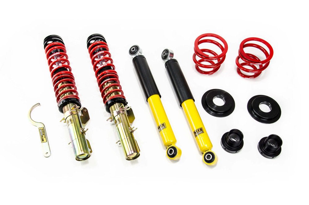 MTSGWVW88 Street Coilover Kit w/ Camber Adjust Top Mounts (Gold) for Volkswagen GOLF Mk4 (1J1) - MTS Technik UK - mtsgwvw88-volkswagen-golf-mk4-1j1