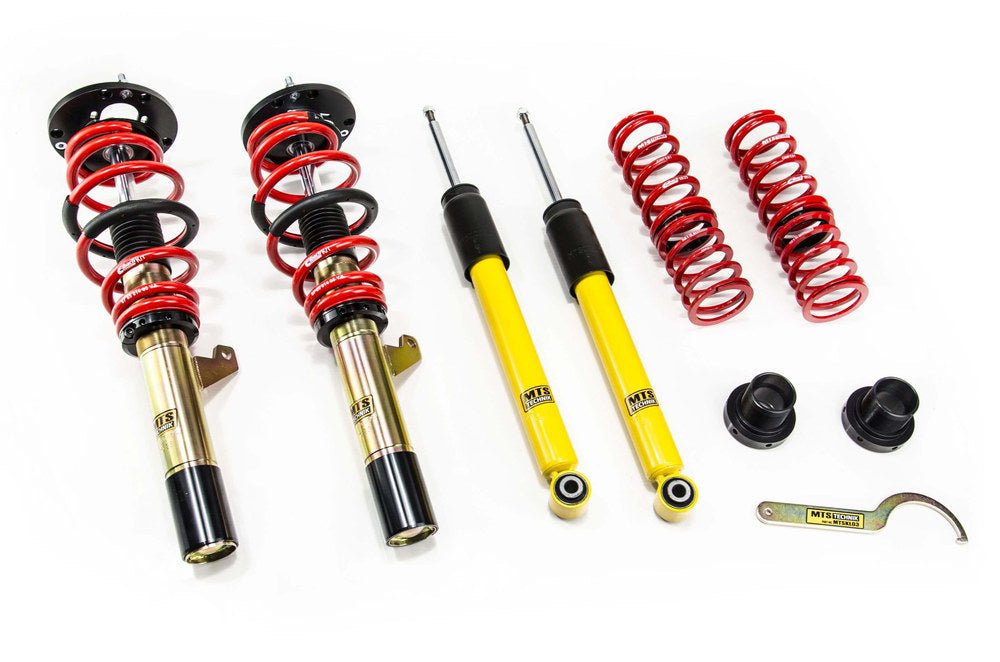 MTSGWVW92-S Stance Coilover Kit w/ Camber Adjust Top Mounts (Gold) for Seat TOLEDO III (5P) - MTS Technik UK - mtsgwvw92-s-seat-toledo-iii-5p