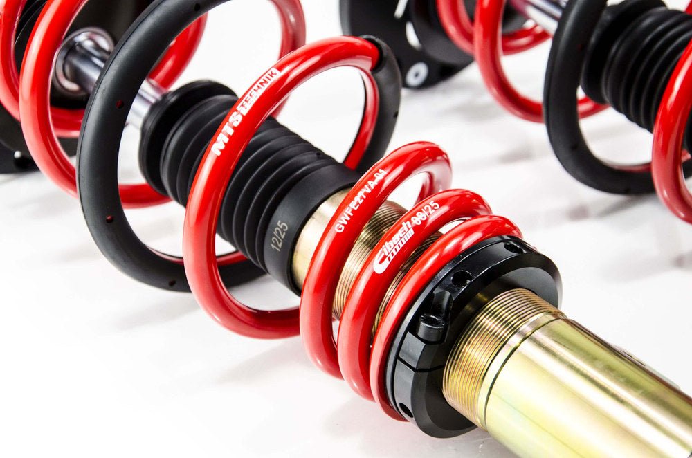 MTSGWVW94-S Stance Coilover Kit w/ Camber Adjust Top Mounts (Gold) for Volkswagen SCIROCCO III (137/138) - MTS Technik UK - mtsgwvw94-s-volkswagen-scirocco-iii-137138