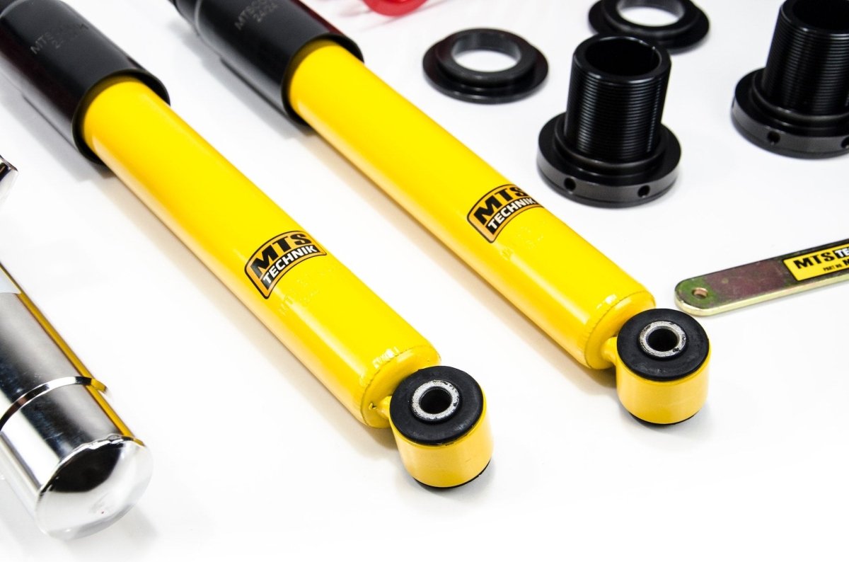 Stance Coilover Kit w/ Camber Adjust Top Mounts (Inox) for BMW 3 Compact (E46) - MTS Technik UK - xmtsgwbm118-s-bmw-3-compact-e46