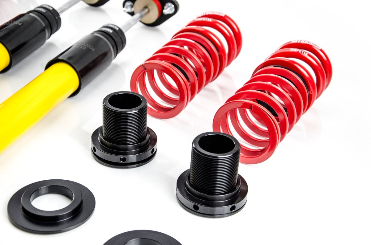 Stance Coilover Kit w/ Camber Adjust Top Mounts (Inox) for BMW 3 Convertible (E36) - MTS Technik UK - xmtsgwbm98-s-bmw-3-convertible-e36