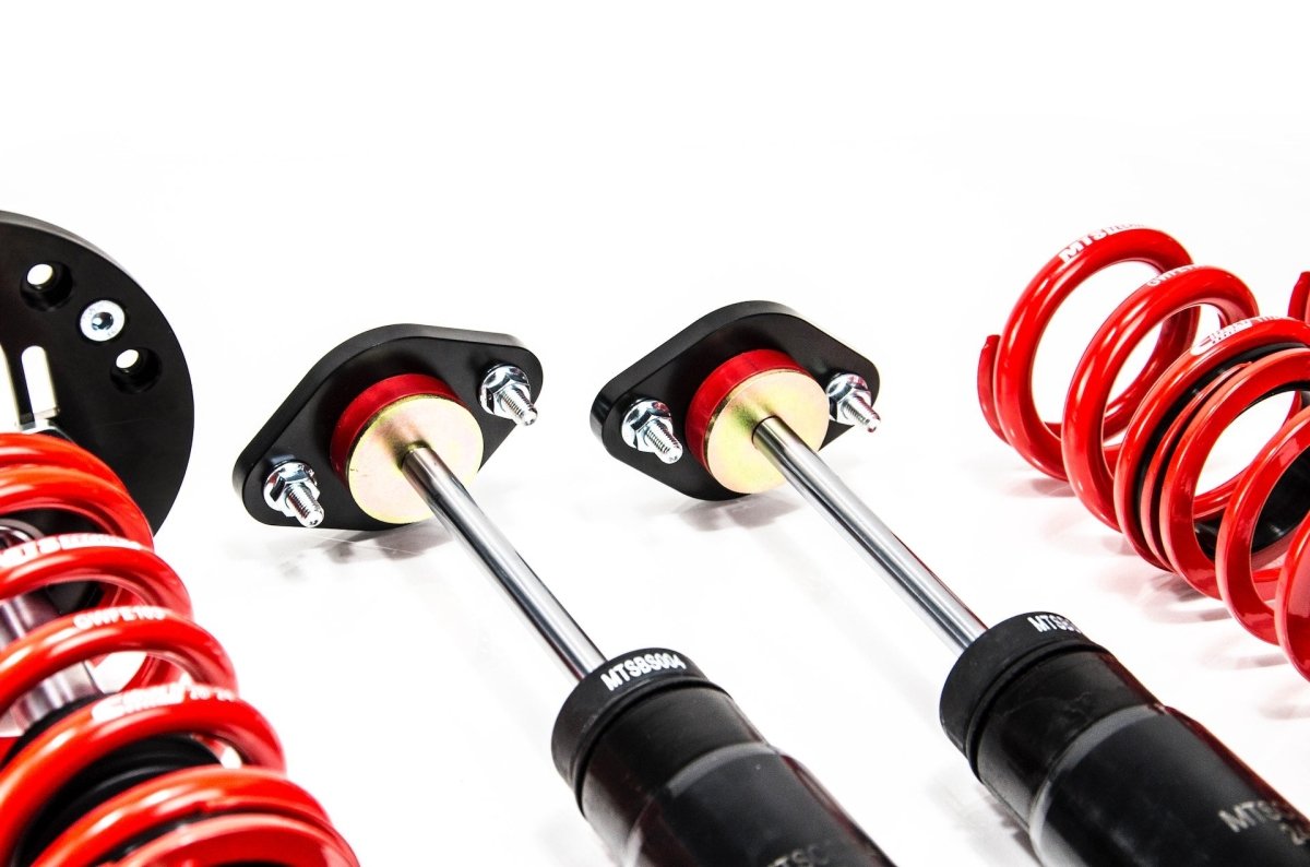 Stance Coilover Kit w/ Camber Adjust Top Mounts (Inox) for BMW 3 Coupe (E46) - MTS Technik UK - xmtsgwbm100-s-bmw-3-coupe-e46
