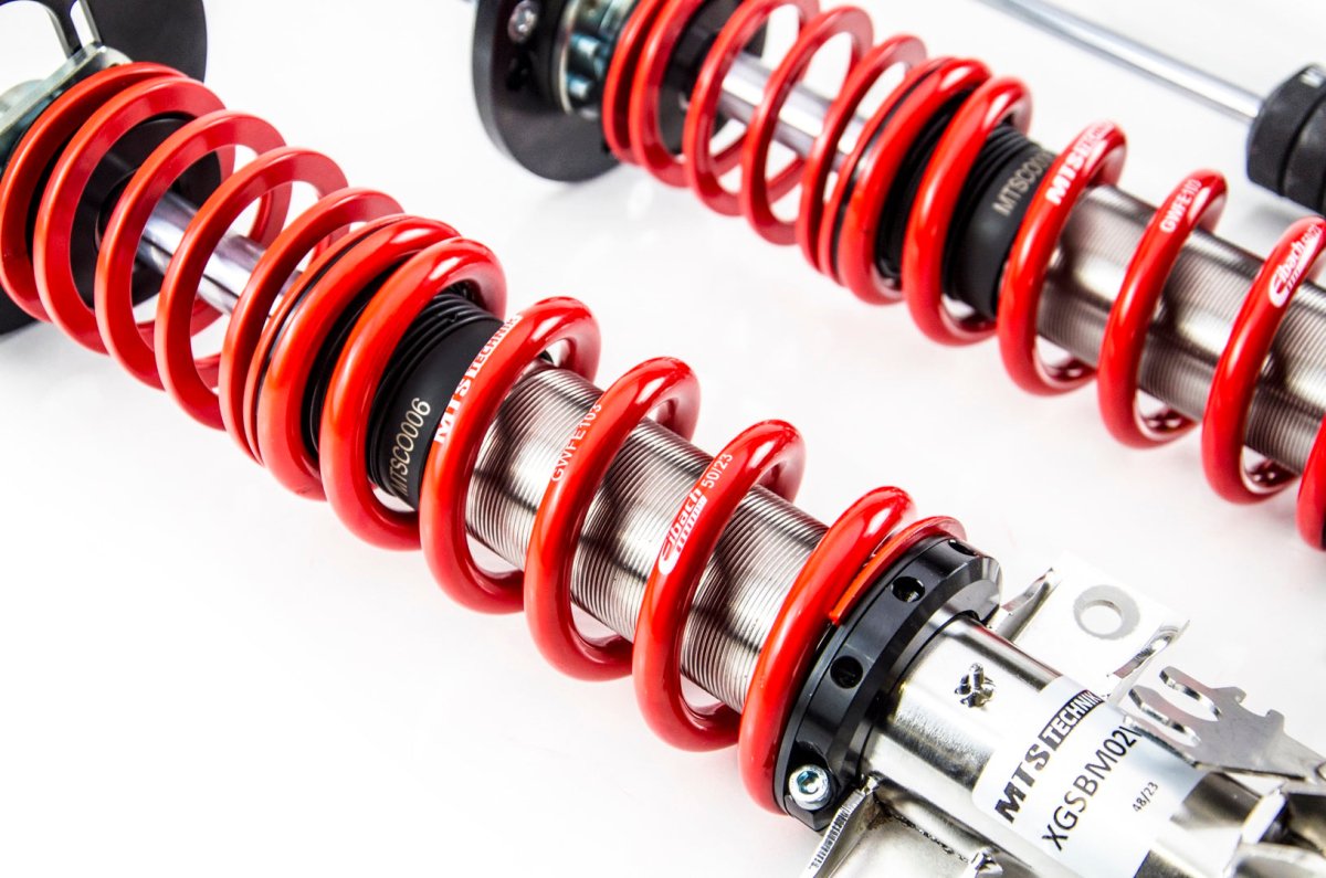 Stance Coilover Kit w/ Camber Adjust Top Mounts (Inox) for BMW 3 (E36) - MTS Technik UK - xmtsgwbm116-s-bmw-3-e36