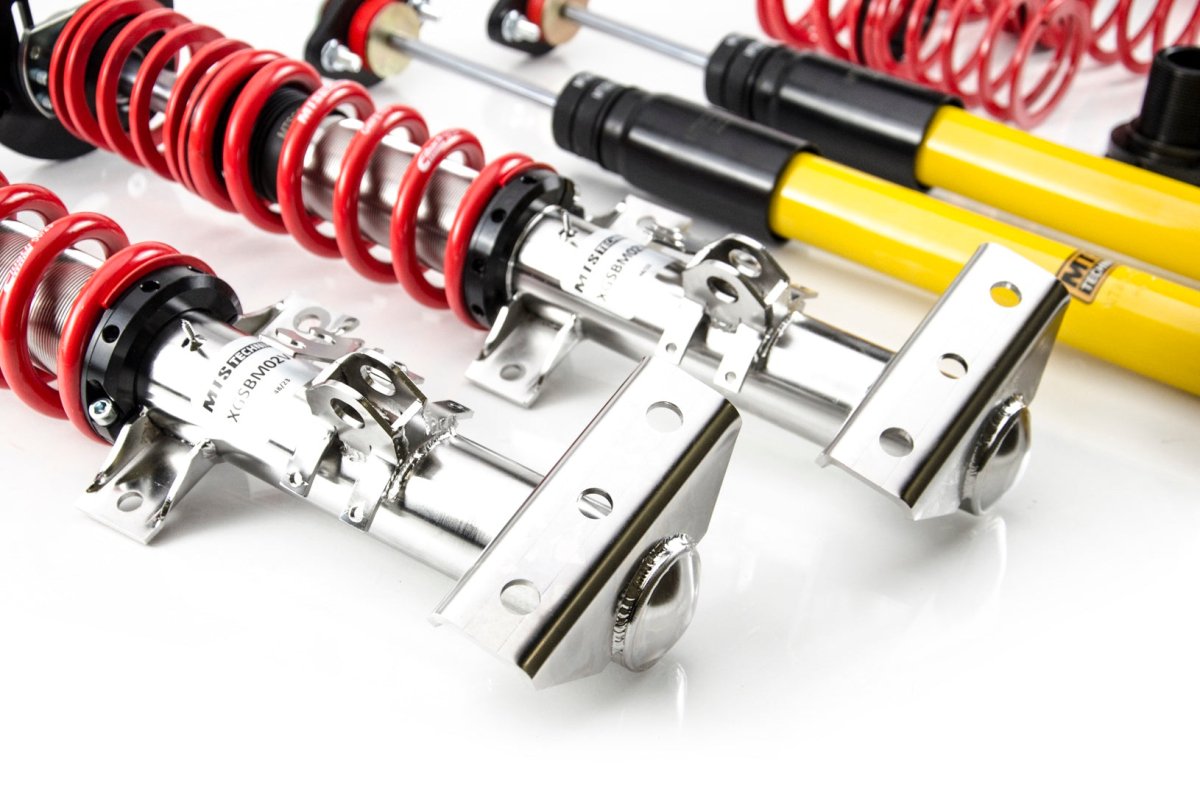 Stance Coilover Kit w/ Camber Adjust Top Mounts (Inox) for BMW 3 (E36) - MTS Technik UK - xmtsgwbm98-s-bmw-3-e36