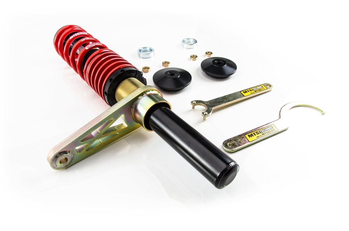 Street Coilover Kit (Gold) - Weld - In for Audi 80 B1 Saloon (80/82) - MTS Technik UK - mtsgwau07-audi-80-b1-saloon-8082
