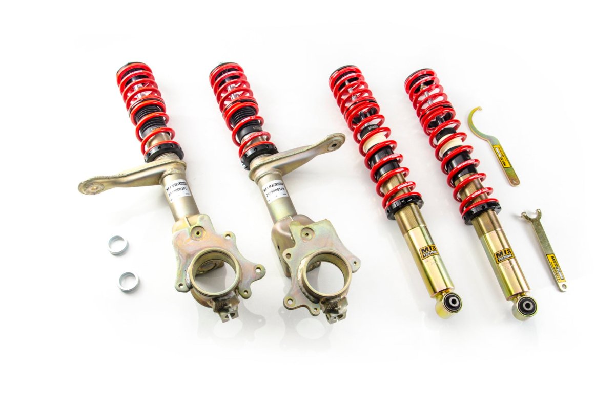 Street Coilover Kit (Gold) - Weld - In for Audi 90 B2 (81/85) - MTS Technik UK - mtsgwvw80-audi-90-b2-8185