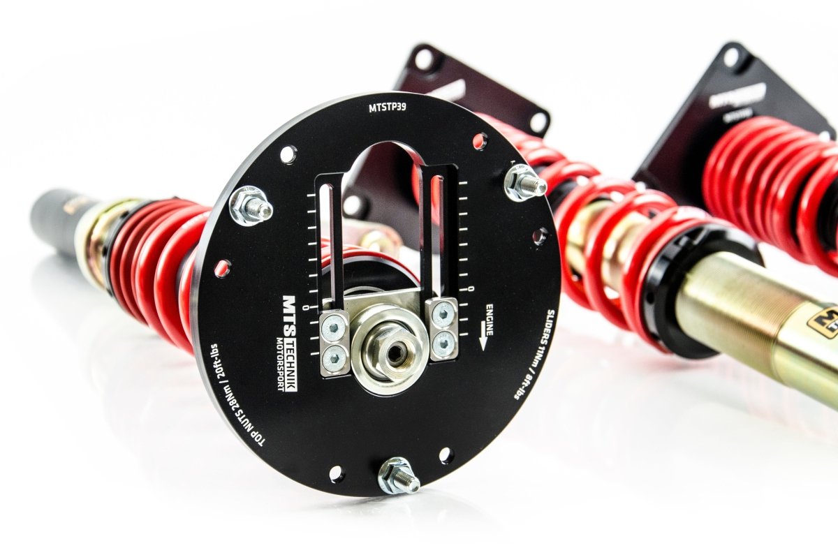 Street Coilover Kit w/ Camber Adjust Top Mounts (Gold) for Audi 200 C3 Avant (44) - MTS Technik UK - mtsgwau64-audi-200-c3-avant-44