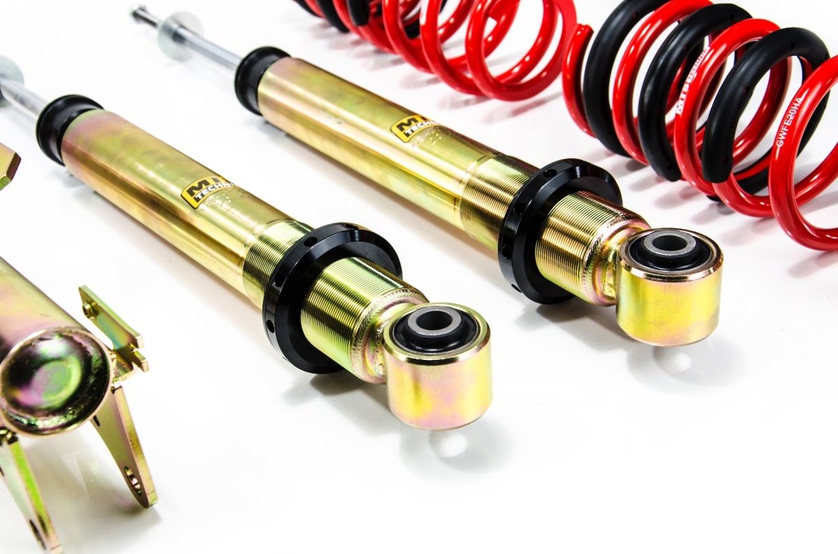 Street Coilover Kit w/ Camber Adjust Top Mounts (Gold) for Audi 80 B4 Avant (8C) - MTS Technik UK - mtsgwau71-audi-80-b4-avant-8c