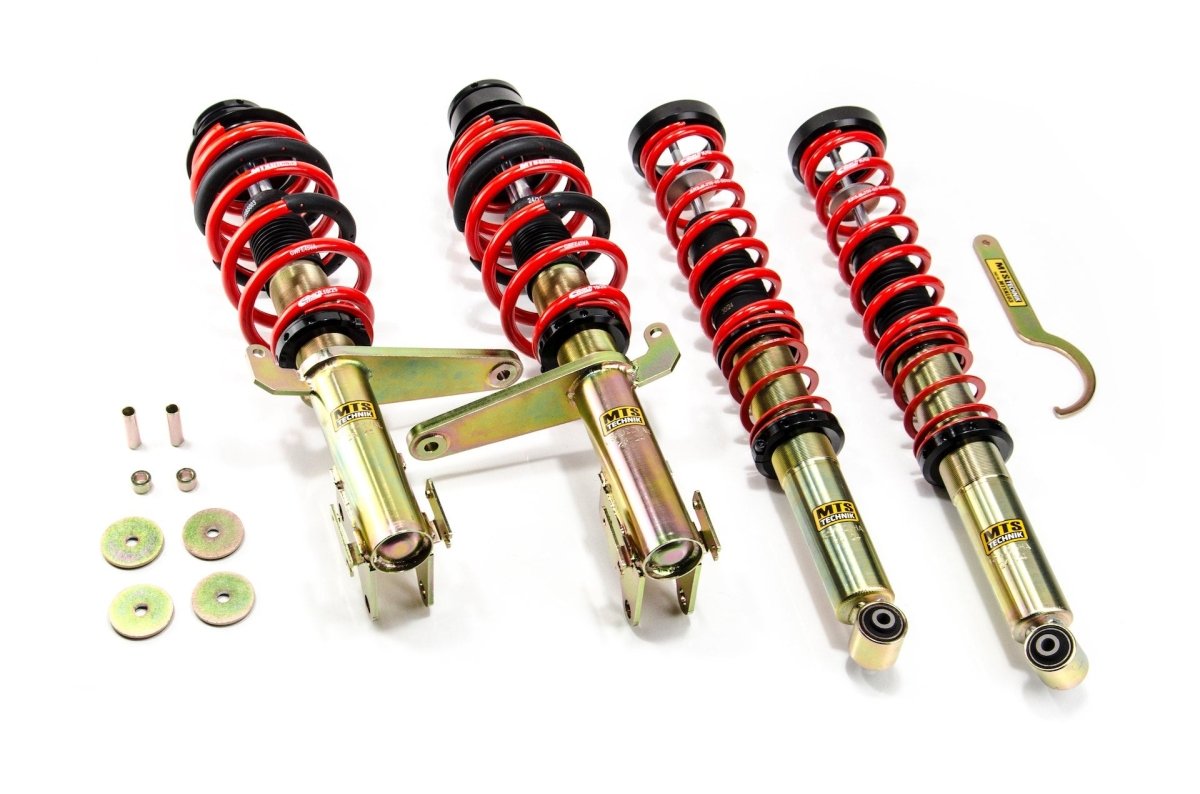 Street Coilover Kit w/ Camber Adjust Top Mounts (Gold) for Audi 90 B3 (89/8A) - MTS Technik UK - mtsgwau69-audi-90-b3-898a