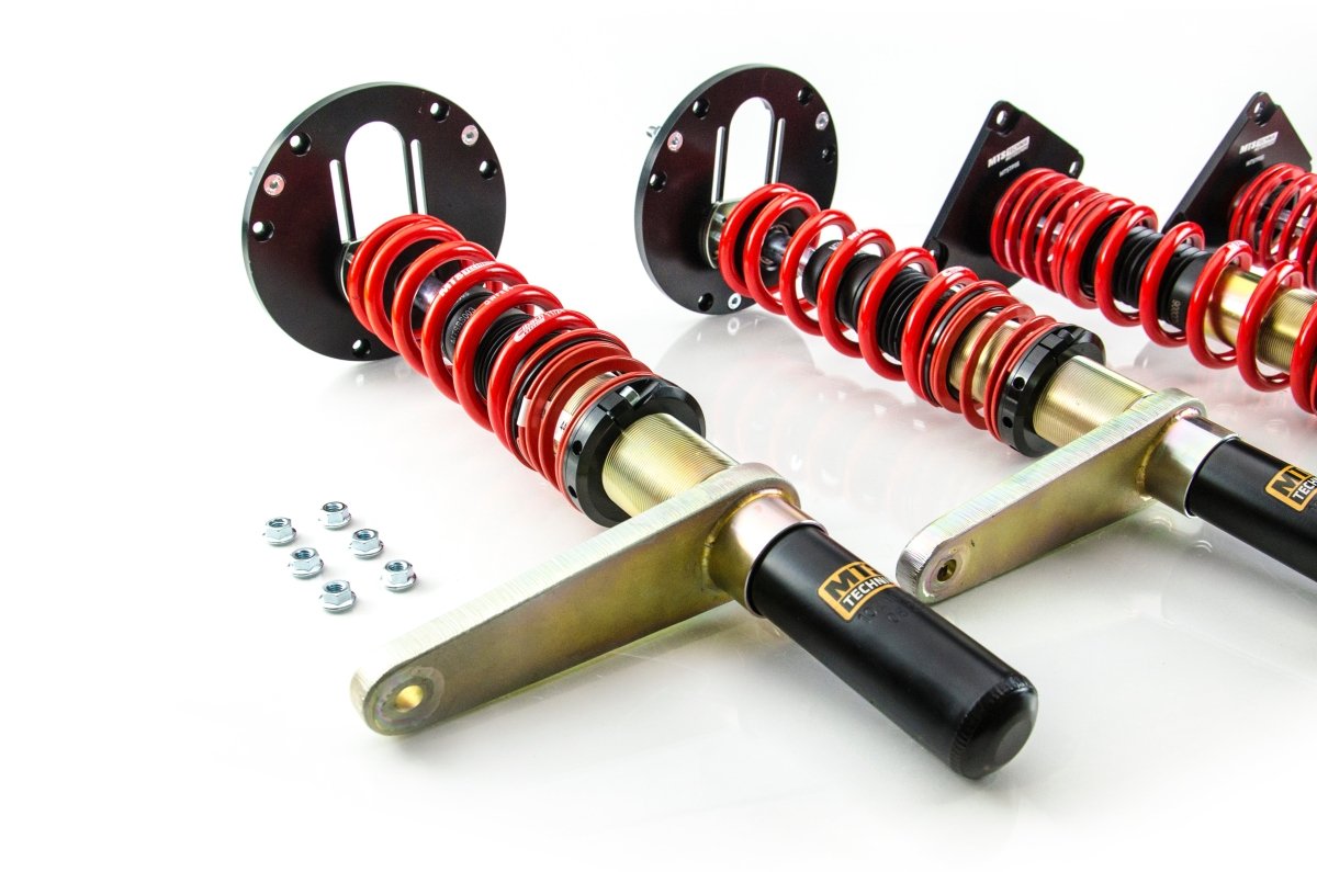 Street Coilover Kit w/ Camber Adjust Top Mounts (Gold) for Audi A6 C4 (4A) - MTS Technik UK - mtsgwau65-audi-a6-c4-4a