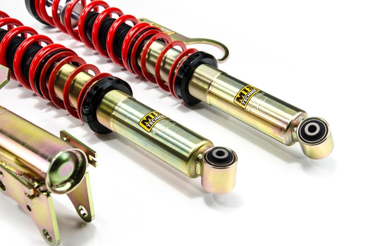 Street Coilover Kit w/ Camber Adjust Top Mounts (Gold) for Audi COUPE B3 (89/8B) - MTS Technik UK - mtsgwau69-audi-coupe-b3-898b