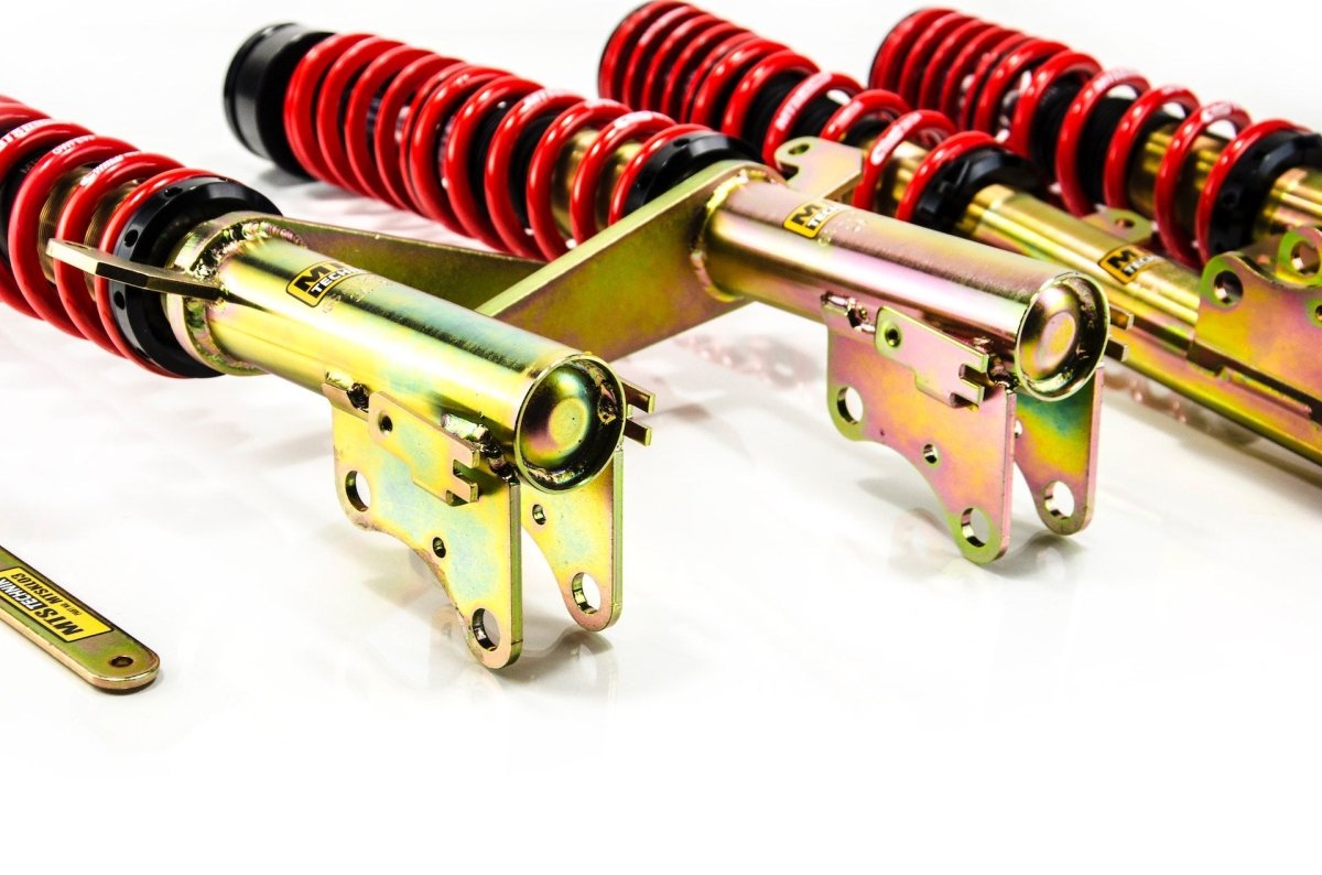 Street Coilover Kit w/ Camber Adjust Top Mounts (Gold) for Audi COUPE B3 (89/8B) - MTS Technik UK - mtsgwau70-audi-coupe-b3-898b