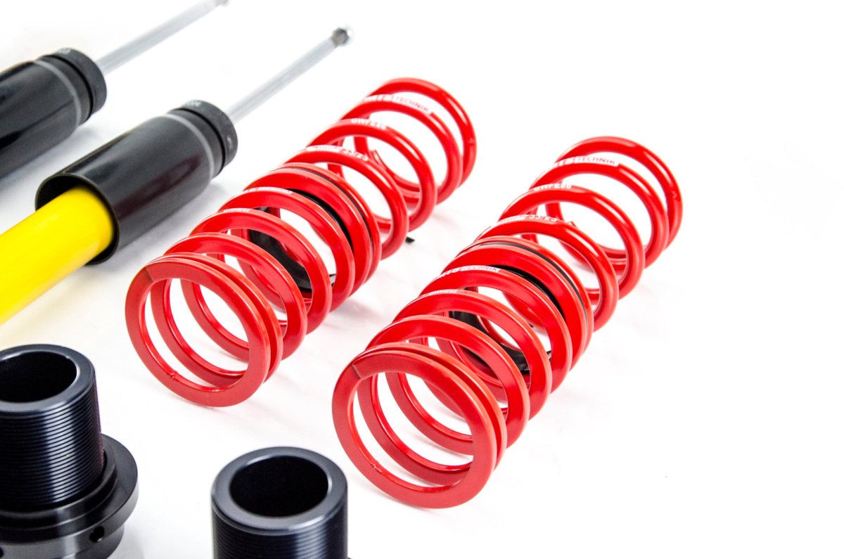 Street Coilover Kit w/ Camber Adjust Top Mounts (Gold) for Audi TT Roadster (8N) - MTS Technik UK - mtsgwvw87-audi-tt-roadster-8n