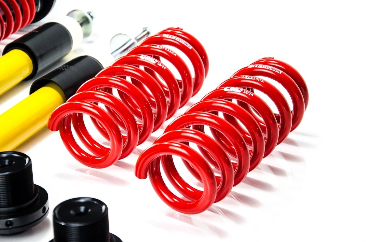 Street Coilover Kit w/ Camber Adjust Top Mounts (Gold) for BMW 1 (E87) - MTS Technik UK - mtsgwbm103-bmw-1-e87