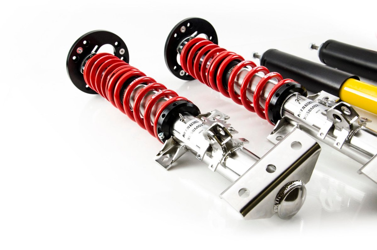 Street Coilover Kit w/ Camber Adjust Top Mounts (Gold) for BMW 3 Compact (E36) - MTS Technik UK - mtsgwbm117-bmw-3-compact-e36
