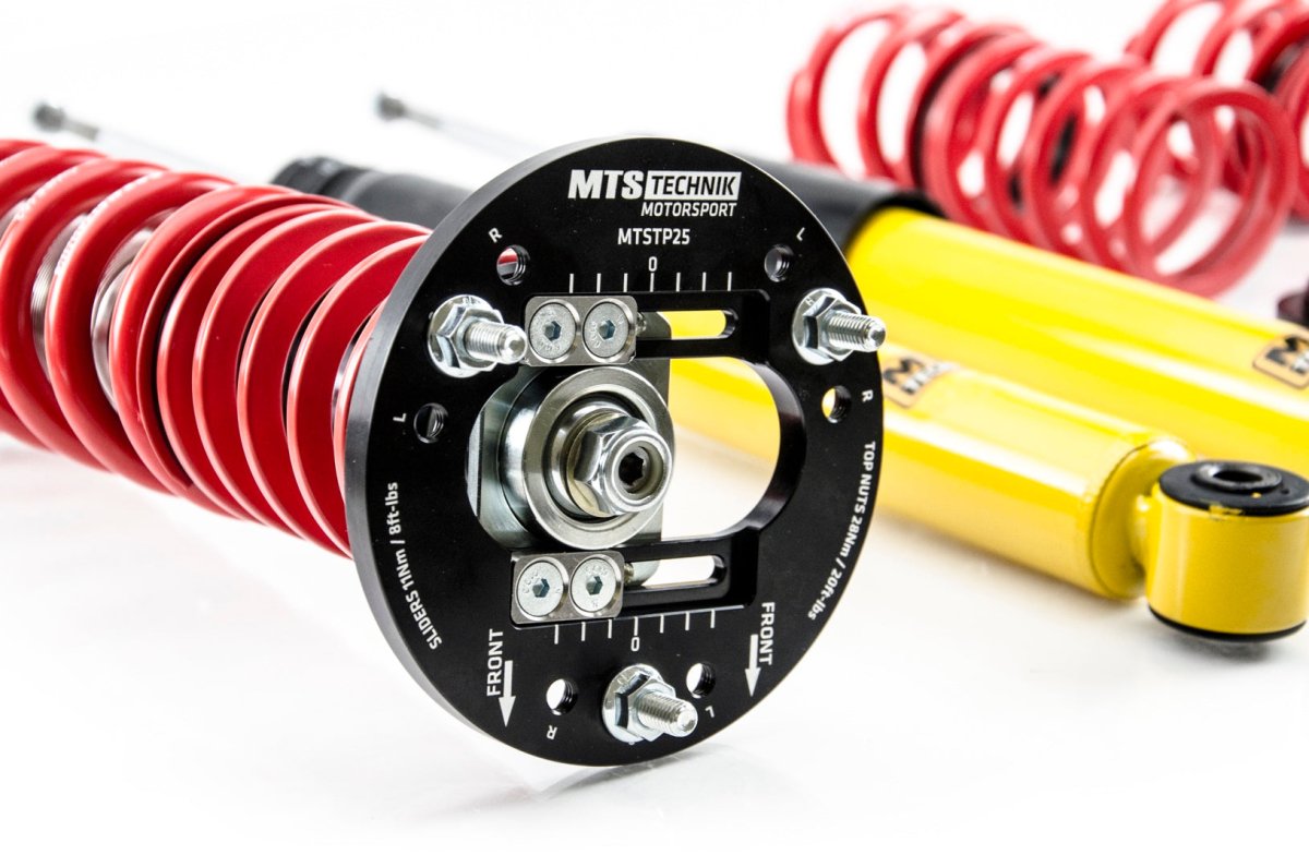 Street Coilover Kit w/ Camber Adjust Top Mounts (Gold) for BMW 3 Convertible (E36) - MTS Technik UK - mtsgwbm116-bmw-3-convertible-e36