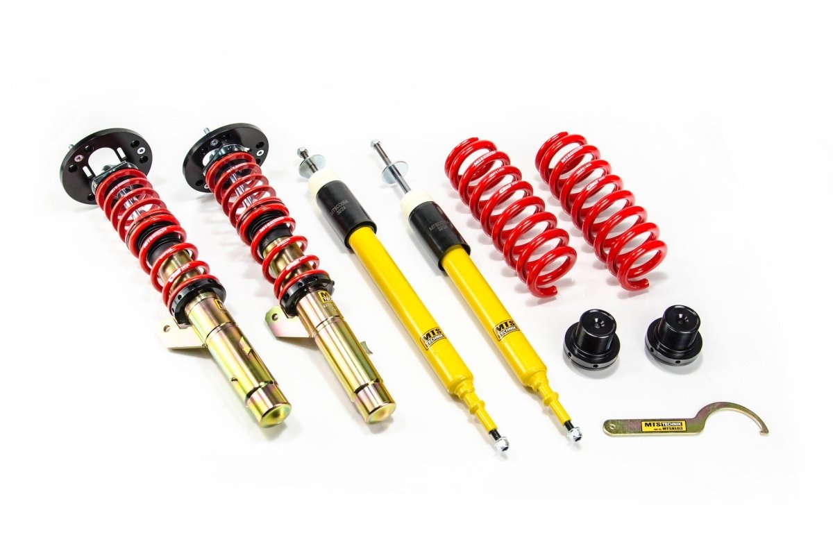Street Coilover Kit w/ Camber Adjust Top Mounts (Gold) for BMW 3 Convertible (E93) - MTS Technik UK - mtsgwbm104-bmw-3-convertible-e93