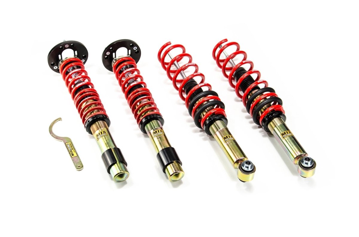 Street Coilover Kit w/ Camber Adjust Top Mounts (Gold) for BMW 5 (E39) - MTS Technik UK - mtsgwbm101-bmw-5-e39