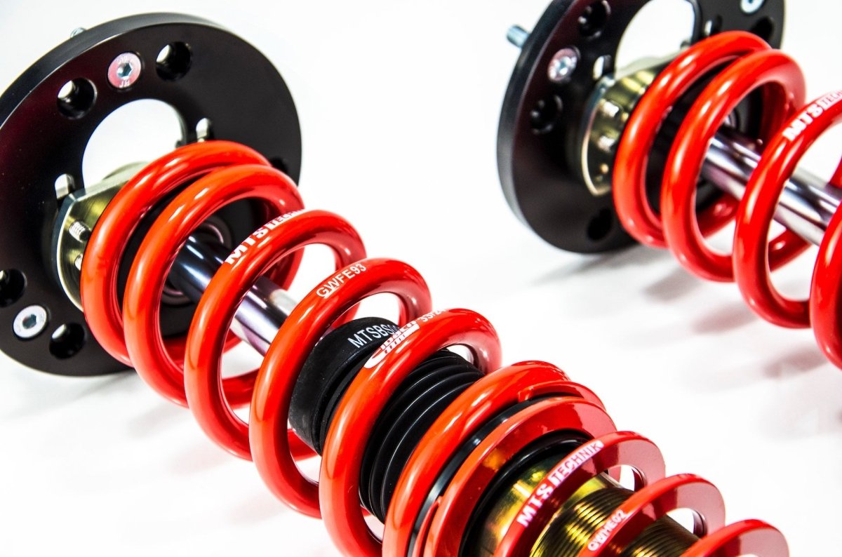 Street Coilover Kit w/ Camber Adjust Top Mounts (Gold) for BMW 5 (E60) - Front Only - MTS Technik UK - mtsgwbm110-bmw-5-e60