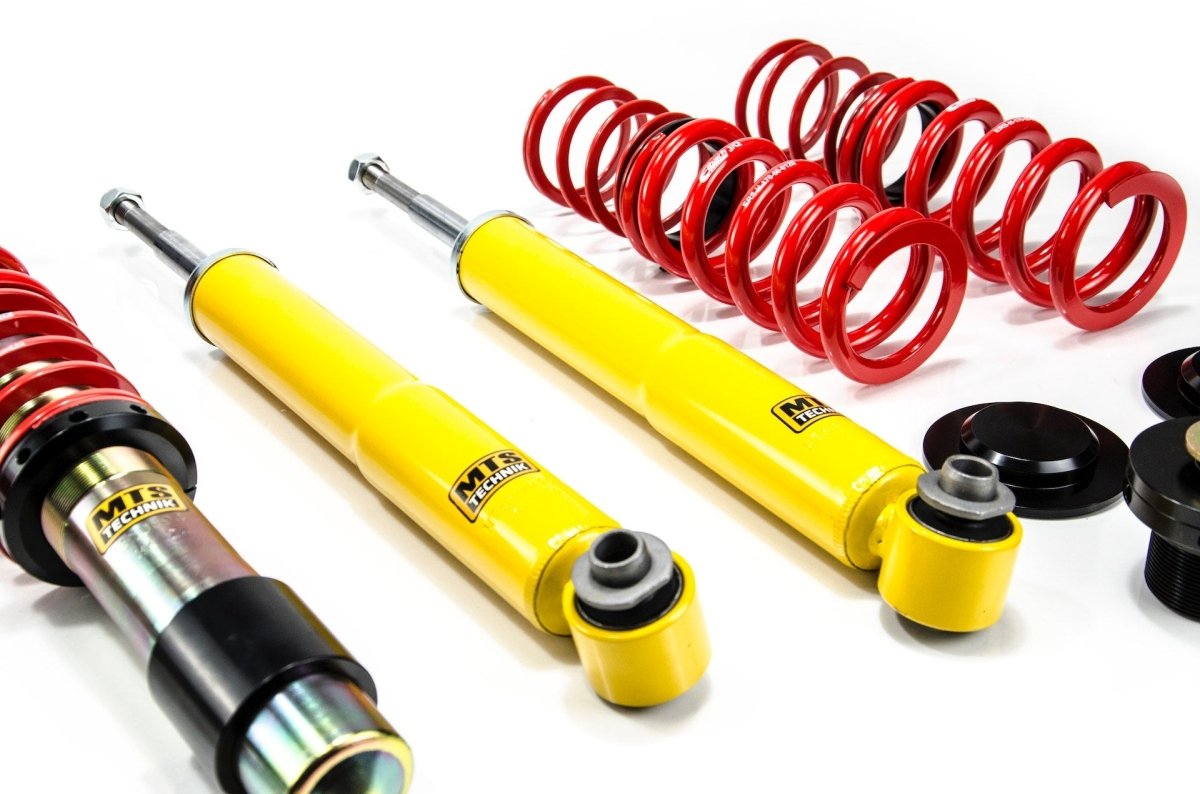 Street Coilover Kit w/ Camber Adjust Top Mounts (Gold) for BMW 5 Touring (E39) - MTS Technik UK - mtsgwbm109-bmw-5-touring-e39