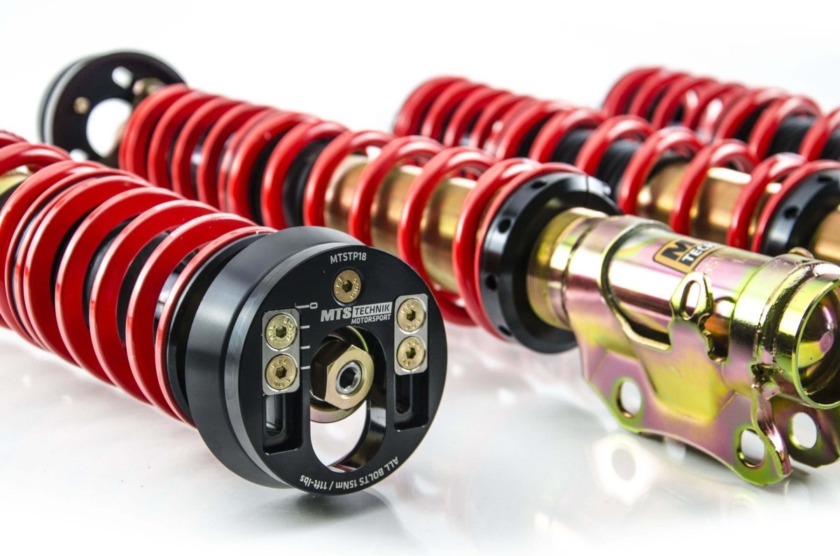 Street Coilover Kit w/ Camber Adjust Top Mounts (Gold) for Seat CORDOBA Vario (6K) - MTS Technik UK - mtsgwvw90-seat-cordoba-vario-6k
