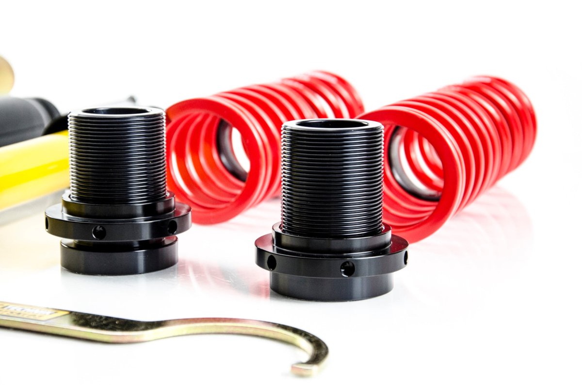 Street Coilover Kit w/ Camber Adjust Top Mounts (Gold) for Skoda OCTAVIA Mk1 Combi (1U) - MTS Technik UK - mtsgwvw87-skoda-octavia-mk1-combi-1u