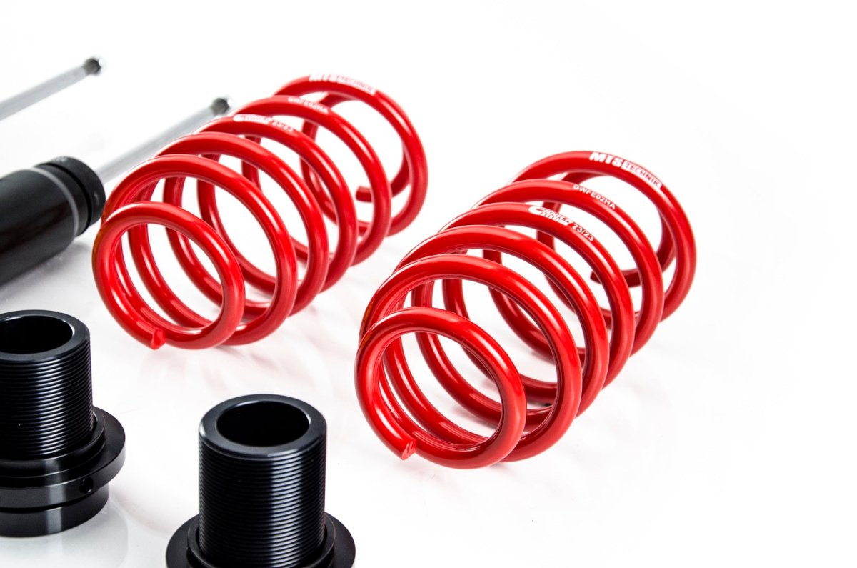 Street Coilover Kit w/ Camber Adjust Top Mounts (Gold) for Volkswagen GOLF Mk4 (1J1) - MTS Technik UK - mtsgwvw87-volkswagen-golf-mk4-1j1