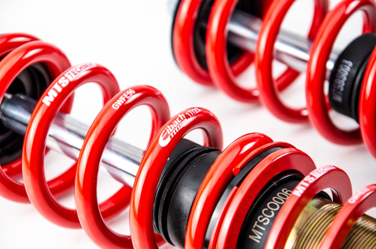 Street Coilover Kit w/ Camber Adjust Top Mounts (Gold) for Volkswagen GOLF Mk4 (1J1) - MTS Technik UK - mtsgwvw87-volkswagen-golf-mk4-1j1
