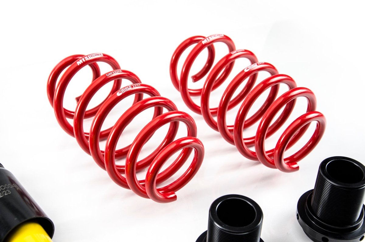 Street Coilover Kit w/ Camber Adjust Top Mounts (Gold) for Volkswagen GOLF Mk4 Vriant (1J5) - MTS Technik UK - mtsgwvw87-volkswagen-golf-mk4-vriant-1j5