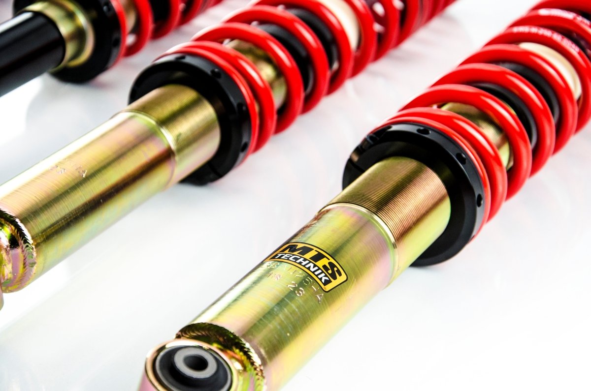 Street Coilover Kit w/ Camber Adjust Top Mounts (Gold) for Volkswagen PASSAT B2 Vriant (33B) - MTS Technik UK - mtsgwvw112-volkswagen-passat-b2-vriant-33b