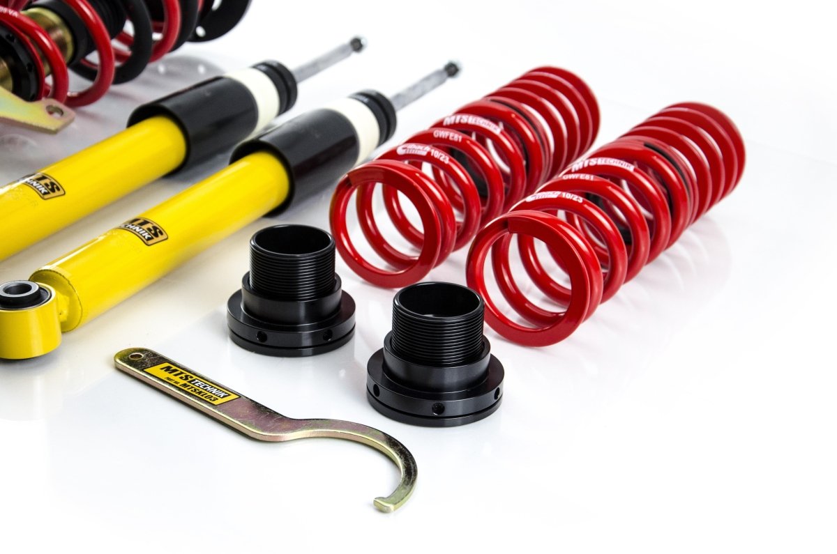 Street Coilover Kit w/ Camber Adjust Top Mounts (Gold) for Volkswagen PASSAT B8 Vriant (3G5) - MTS Technik UK - mtsgwvw103-volkswagen-passat-b8-vriant-3g5
