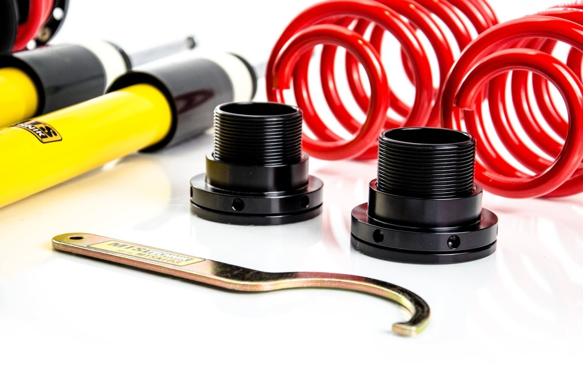Street Coilover Kit w/ Camber Adjust Top Mounts (Gold) for Volkswagen T - ROC (A11/D11) - MTS Technik UK - mtsgwvw110-volkswagen-t-roc-a11d11