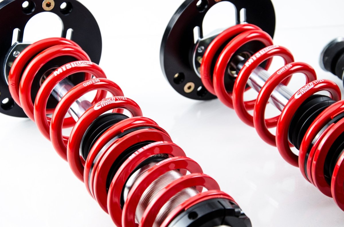 Street Coilover Kit w/ Camber Adjust Top Mounts (Gold) - Weld - In for BMW 1502 - 2002 Touring (E6) - MTS Technik UK - mtsgwbm54-bmw-1502-2002-touring-e6