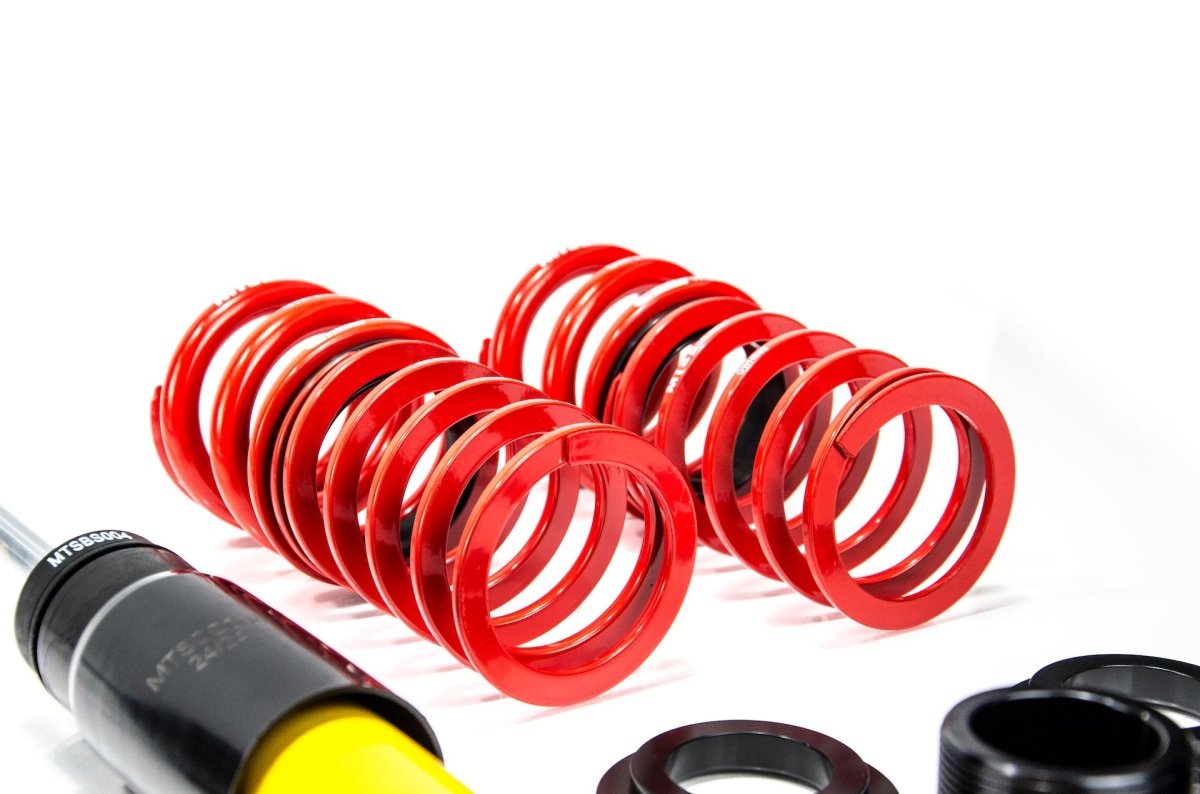 Street Coilover Kit w/ Camber Adjust Top Mounts (Gold) - Weld - In for BMW 3 Convertible (E30) - MTS Technik UK - mtsgwbm11-bmw-3-convertible-e30