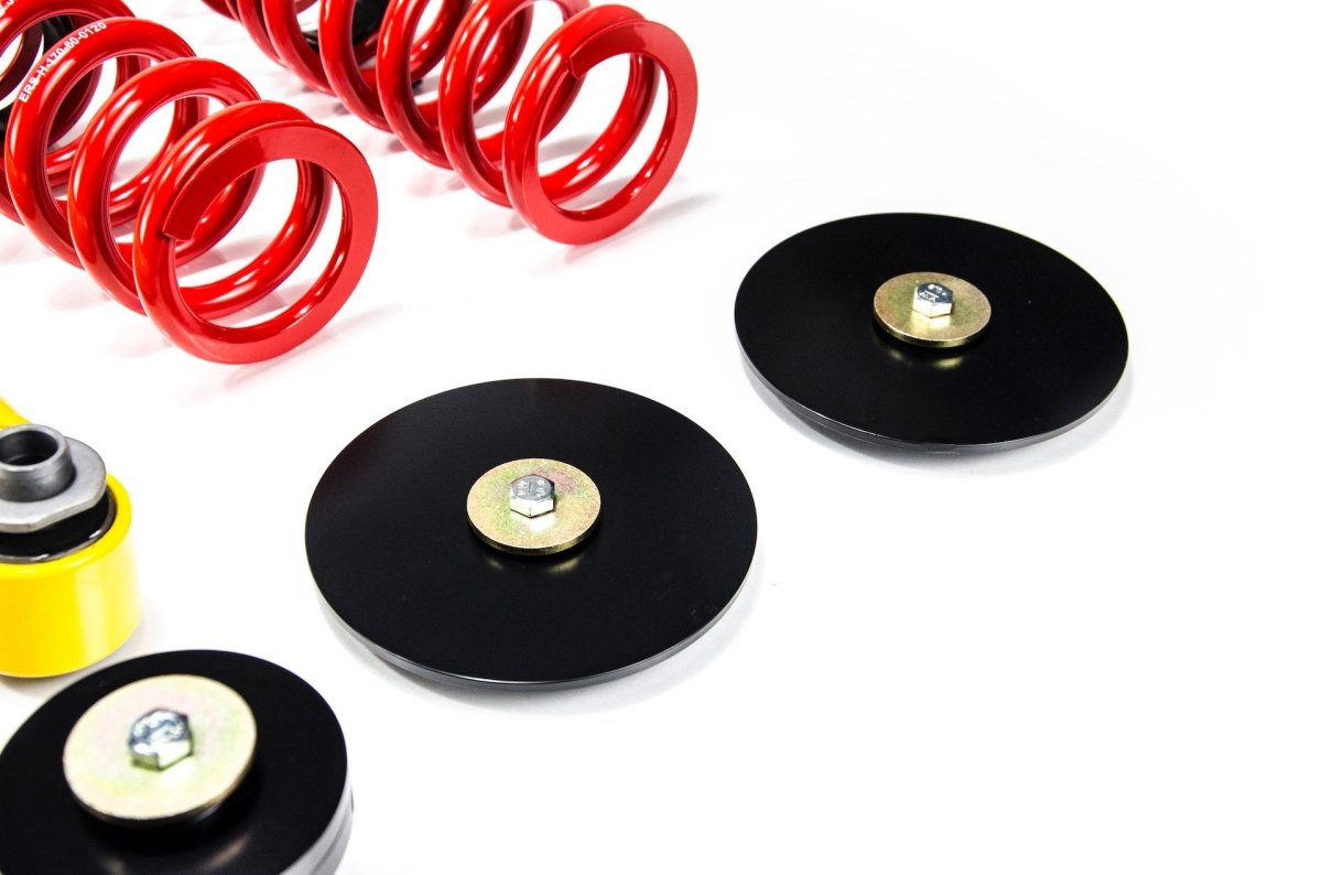 Street Coilover Kit w/ Camber Adjust Top Mounts (Gold) - Weld - In for BMW 3 (E30) - MTS Technik UK - mtsgwbm11-bmw-3-e30