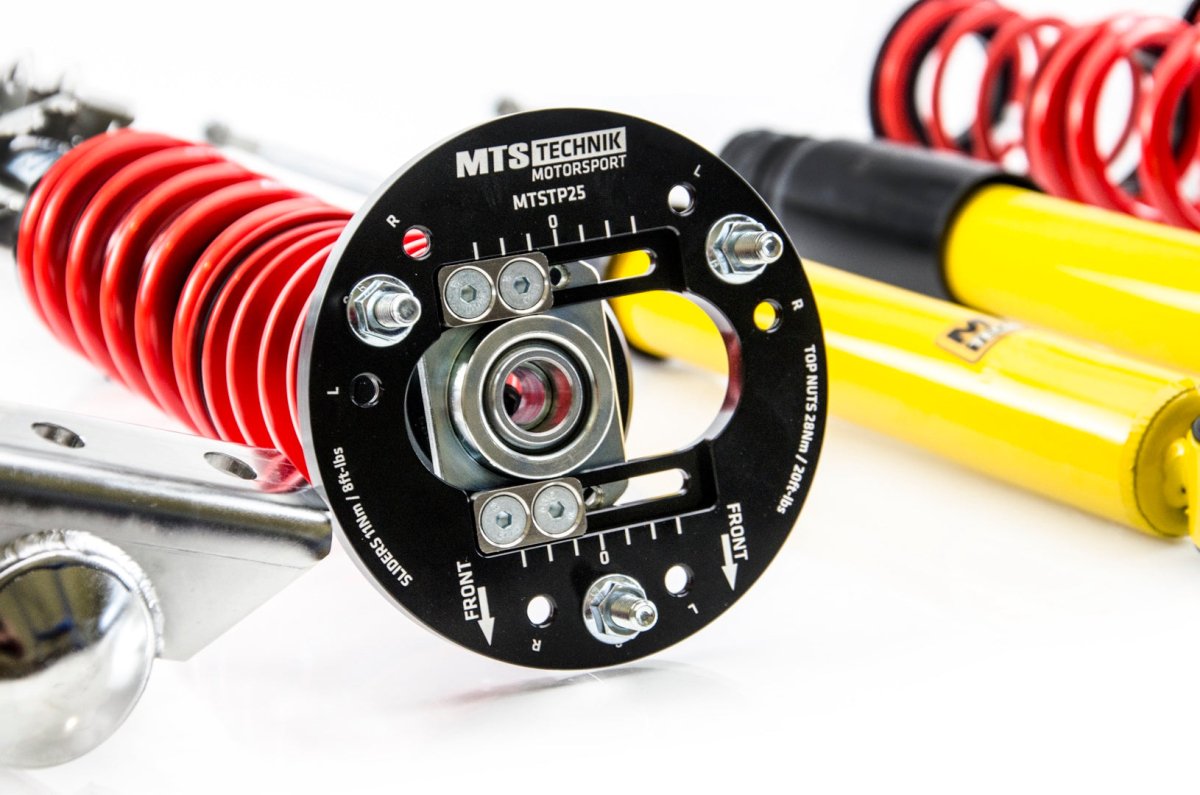 Street Coilover Kit w/ Camber Adjust Top Mounts (Gold) - Weld - In for BMW 3 (E30) - MTS Technik UK - mtsgwbm11-bmw-3-e30