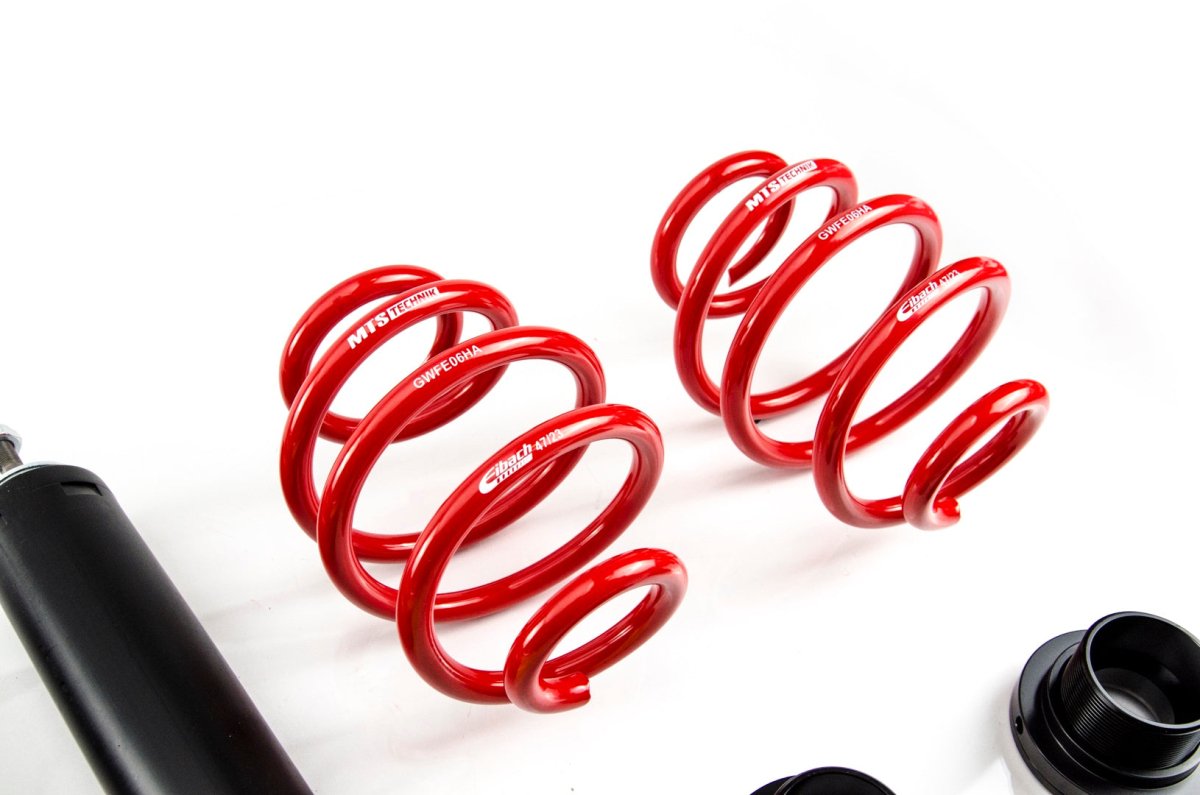 Street Coilover Kit w/ Camber Adjust Top Mounts (Gold) - Weld - In for BMW 3 (E30) - MTS Technik UK - mtsgwbm11-bmw-3-e30
